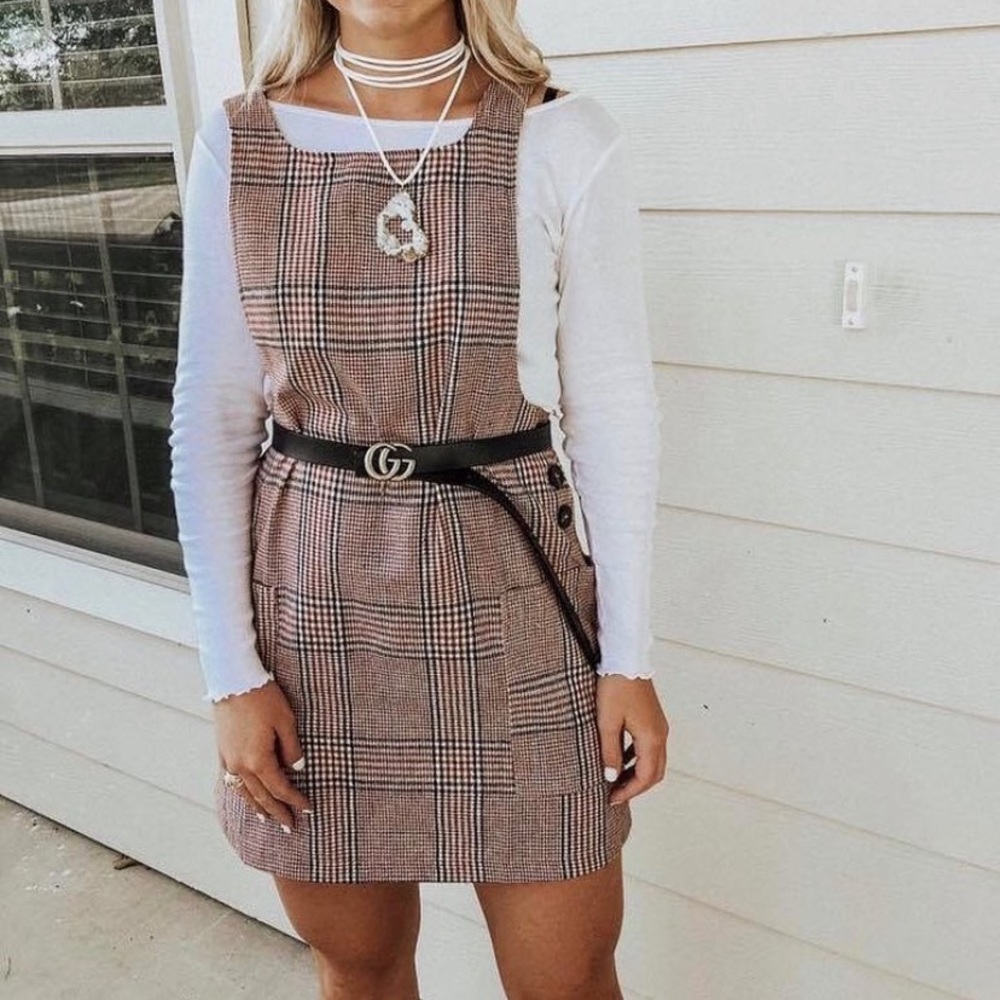 Perfect fall dress from entro! Browns, oranges, maroons, beige. New w/o tag